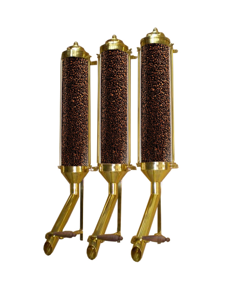 Glass & Cylindric Plexi Copper Covered Dispensers 5
